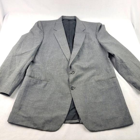 Seasons Spanner wool blend heathered grey blazer jacket sports coat - Picture 1 of 5